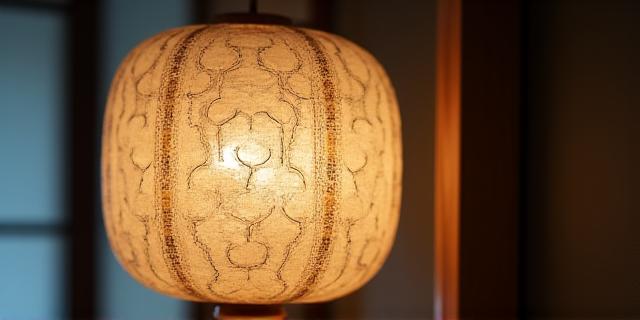 和の美意識が光る特注照明